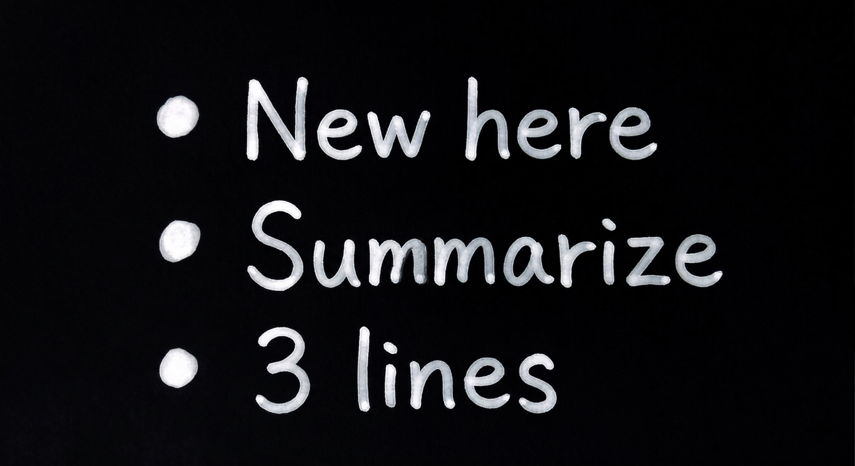 Summarize the last ○○ messages in 3 lines